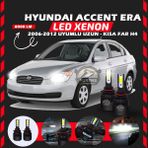 Furens Hyundai Accent Era 2006-2012 Uzun-Kısa Far Uyumlu Şimşek Etkili LED Xenon Light Series H4 - Beyaz