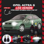 Furens Opel Astra G 1998-2009 Kısa Far Uyumlu Şimşek Etkili LED Xenon Light Series H7 - Beyaz