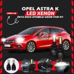 Furens Opel Astra K 2015-2023 Uzun Far Uyumlu Şimşek Etkili LED Xenon Light Series H1 - Beyaz
