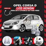 Furens Opel Corsa D 2006-2014 Sis Farı Uyumlu Şimşek Etkili LED Xenon Performance Series H9005 - Beyaz