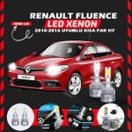 Furens Renault Fluence 2010-2016 Kısa Far Uyumlu Şimşek Etkili Led Xenon Performance Series H7 - Beyaz