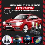 Furens Renault Fluence 2010-2016 Uzun Far Uyumlu Şimşek Etkili LED Xenon Pro Series H7 - Beyaz