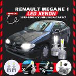 Furens Renault Megane 1 1995-2003 Kısa Far Uyumlu Şimşek Etkili LED Xenon Performance Series H7 - Beyaz