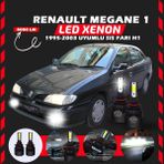 Furens Renault Megane 1 1995-2003 Sis Farı Uyumlu Şimşek Etkili LED Xenon Light Series H1 - Beyaz