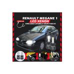 Furens Renault Megane 1 1995-2003 Uzun Far Uyumlu Şimşek Etkili Led Xenon Premium Series H1