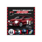 Furens Renault Megane 4 2016-2021 Kısa Far Uyumlu Şimşek Etkili Led Xenon Pro Series H7