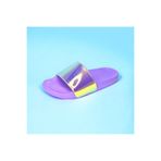 FURIA SHOES KIZ ÇOCUK HOLOGRAM TERLİK/PLAJ/DENİZ TERLİĞİ Yumuşak Eva Terliği