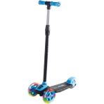 Furkan Cool Wheels LED Işıklı 3 Tekerlekli Yükseklik Ayarlı Scooter - Mavi