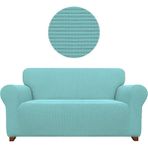 Furkan Ticaret Bambu Likrali Koltuk Örtüsü_3 Kişilik Kanepe, Çekyat Örtüsü_ Lastikli Esnek Yikanabilir Kılıf_1 Adet - 180 x 230 cm - Mint Yeşili