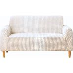Furkan Ticaret Bürümcük Koltuk, Kanepe Örtüsü Streç Tam Giydirme Likralı Yıkanabilir Çekyat Örtüsü 3 Kişilik Yeşil - 180 x 230 cm - Krem