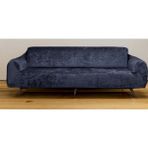 Furkan Ticaret Streç Lastikli Kadife 1 Adet 3 Kişilik Koltuk Örtüsü Kanepe Kılıfı|çekyat Örtüsü Koltuk Kılıfı - 180 x 230 cm - Antrasit - Füme