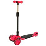 Furkan Toys 3 Tekerlekli Katlanabilir Işıklı Scooter - Pembe