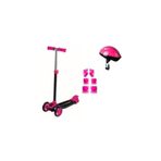 Furkan Toys Cool Wheels Twıst 3 Tekerlekli Scooter Kasklı Koruyucu Setli