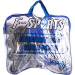 Furkan Toys F-Sports 2+2 Ayarlanabilir Ön Tekerleği Işıklı Metal Alıştırma Pateni Çanta Hediyeli - Turuncu - Mavi - 34 - 37