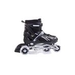 Furkan Toys F-Sports Ayarlabilir 2+2 Işıklı Metal Siyah Alıştırma Pateni