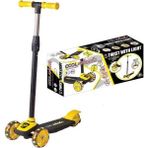 Furkan Toys FR58925 Cool Wheels Twist LED Işıklı 3 Tekerlekli Yükseklik Ayarlı Sarı Scooter