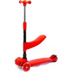Furkan Toys Kırmızı Cool Wheels Combo Oturaklı Scooter