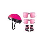 Furkan Toys Kırmızı F-Sports Kask Dizlik Dirseklik Koruyucu Set
