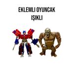 Furkan Toys Transformers arabaya dönüşen Optimus Prime ve goril eklemli figür oyuncak 20Cm