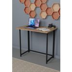 FurnatureDesign Katlanır Çalışma Masası 50x80 Cm Bilgisayar Laptop Mutfak Katlanır Masa Atlantik Çam