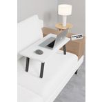 Furnaturedesign Katlanir Laptop Masasi Calisma Yatak Kahvalti Masasi 60X30 Cm Beyaz