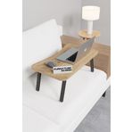 Furnaturedesign Katlanir Laptop Masasi Sehpasi Calisma Yatak Kahvalti Masasi 60X35 Cm Atlantik Cam