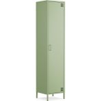 Furni 24 Pera Metal Elbise Dolabı, Soyunma Dolabı, Tek Kapılı, 41,50 x 40 x 189,50 cm - Yeşil