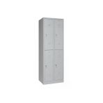 Furni24 Metal Elbise Dolabı, Kilitli Dolap, Soyunma Dolabı, Elbise Dolabı, 4 Kapılı