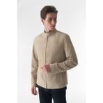 Furniq UK Erkek Bej Süet Ceket - M