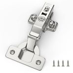 Furniware 10'lu paket dolap menteşesi, 110° açılma açısı, hidrolik yaylı, mükemmel yumuşak kapanır mutfak dolabı menteşeleri, tencere delme mesafesi 45 mm, mutfak dolabı, dolap kapısı, gardırop için