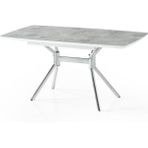 fursimo Monterra Açılır Yemek Masası – 80 X 130 / 160 Cm, Rambla Üst Tabla, Krom Metal Ayak