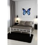 fursimo SERENİTA SERİSİ METAL BEYAZ KARYOLA FERFORJE KARYOLA 120X200