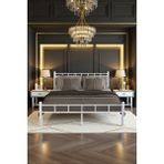 Fursimo Serenita Serisi Tek Kişilik Metal Ferforje Karyola 120X200 - Beyaz - 120 x 200 cm