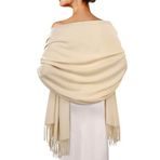 FURTALK Kadın ipek şal pashmina şal ve şal düğün misafir hediyesi gelin nedime hediyesi gece elbisesi şal, Light Pink, Ölçü Birimi