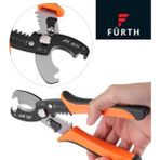 Fürth Fürth Kablo Sıyırıcı Soyucu Kablo Kesici Pense Makas