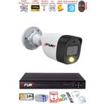 FURY 1 Kameralı 5Mp Lens 2 Mp Görüntü Gece Renkli Full Hd Ultra Led Akıllı Güvenlik Kamerası Seti 1TB