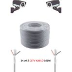 Fury 2+1 0.50mm Cctv Kablo Güvenlik Kamera Kablo 300m Metre