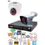 Fury 5525DI 2 Kameralı 5MP 3.6 mm Lens 2MP Görüntü 1TB 6 Atom Led Gece Görüşlü Full HD Güvenlik Kamerası