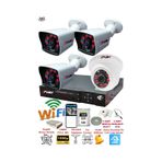 Fury 5525DI 4 Kameralı 5MP 3.6 mm Lens 2MP Görüntü 320GB 6 Atom LED Gece Görüşlü Full HD Güvenlik Kamerası