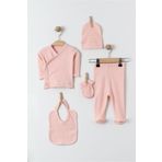 furya kids FURYA KİDS YENİDOĞAN 5'Lİ HASTANE ÇIKIŞ SETİ ORGANİK PAMUKLU EOKO TEX SERTİFİKA BEBEK HEDİYELİK