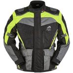Furygan Apalaches 4 Mevsim Motosiklet Montu Siyah Neon Sarı - Tek Renk