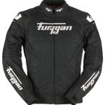 Furygan Atom Vented Evo Yazlık Motosiklet Ceketi Siyah Beyaz - Tek Renk - 3XL