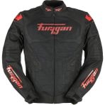 Furygan Atom Vented Evo Yazlık Motosiklet Ceketi Siyah Kırmızı - Tek Renk - XL