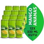 Fuse Tea Mango Ve Ananas Aromalı Içecek Soğuk Çay 330 Ml X 12 Adet