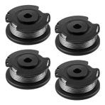 FUSHUI 4 Paket Strimmer Makarası, Otomatik Beslemeli Naylon Makaralar, Strimmer LineΦ1.65mm 16 ft, Bosch Easygrasscut23, 18, 26, 18-260, 18-26 ART 23/26 SLGrass Düzeltici ile Uyumlu