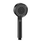 FUSTY Glee Turbo Series 5 Fonksiyonlu Duş Başlığı - Yüksek Basınçlı Kaliteli El Duşu (3 Renk Seçeneği) (Siyah)