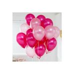 Fuşya - Pembe Karışık Metalik Balon 20 Adet