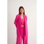 Fuşya Pembe Tensel Ceket - 40