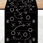 Futbol Masa Koşucusu 172x30 cm Futbol Temalı Masa Örtüsü Doğum Günü Partisi Mutfak ve Ev Dekorasyonları için
