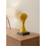 Futbol Sarı Kupa 21Cm Masaüstü Dekor Ödül Figürü